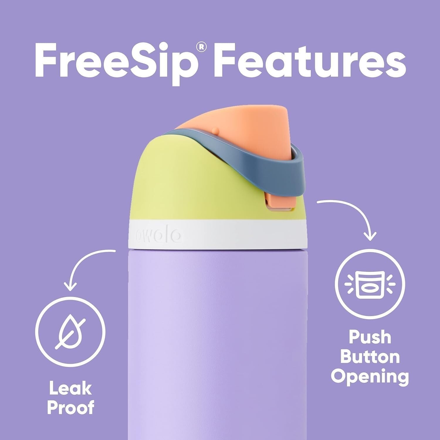 FreeSip 40 oz Steel Water Bottle with Versatile Straw for Active Lifestyles