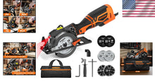 Load image into Gallery viewer, Compact 5.8A Circular Saw w/Metal Handle &amp; Laser - Stable &amp; Precise Cuts