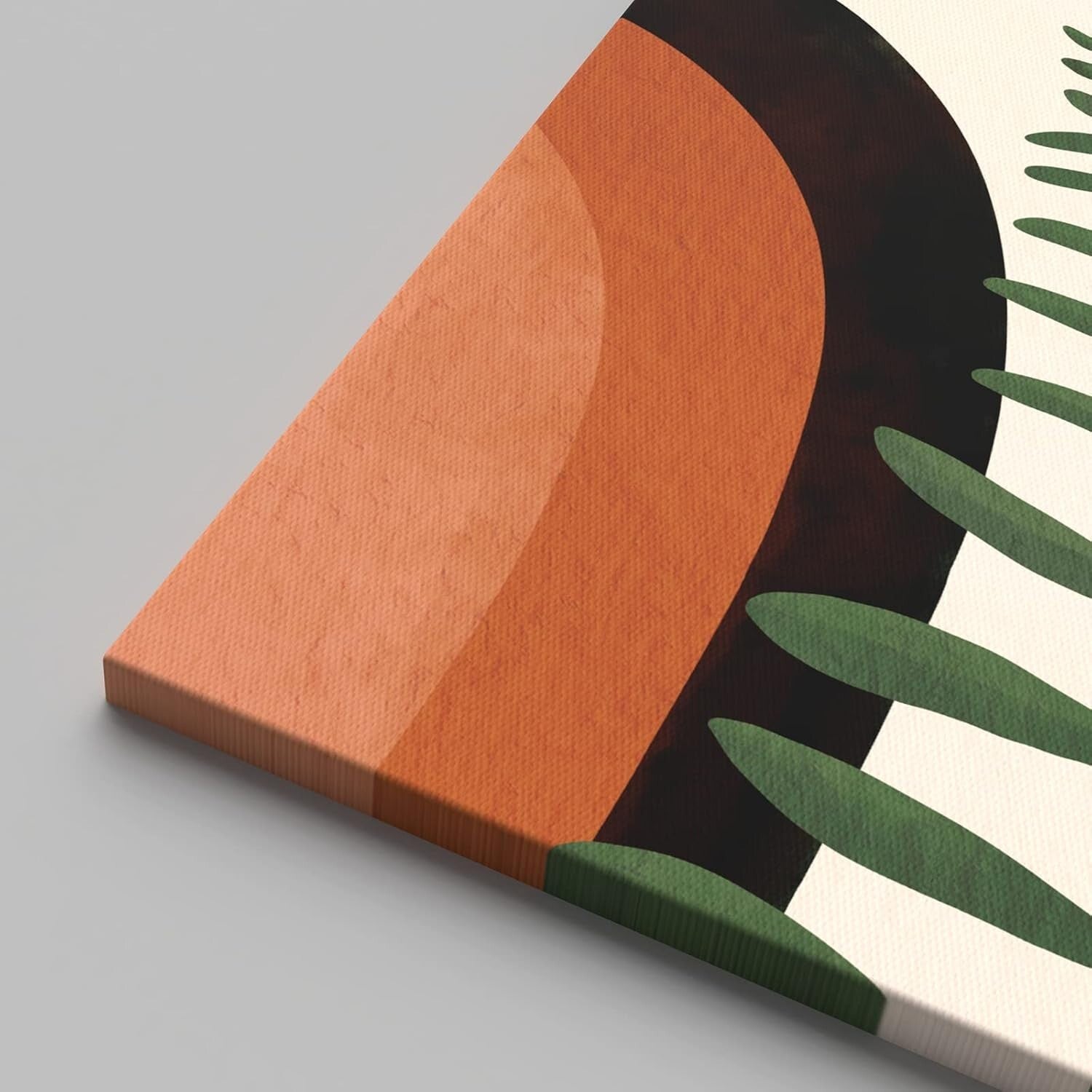 Elegant Bohemian 3-Piece Canvas Art Set - 16" x 24" Mid Century Abstract Prints