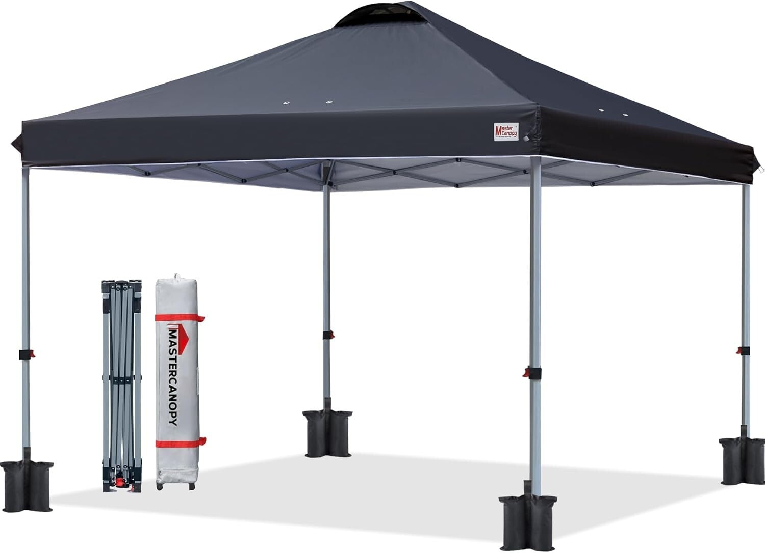 Versatile 10x10 Pop-Up Tent with Height Adjustments for Tailgating and Festivals