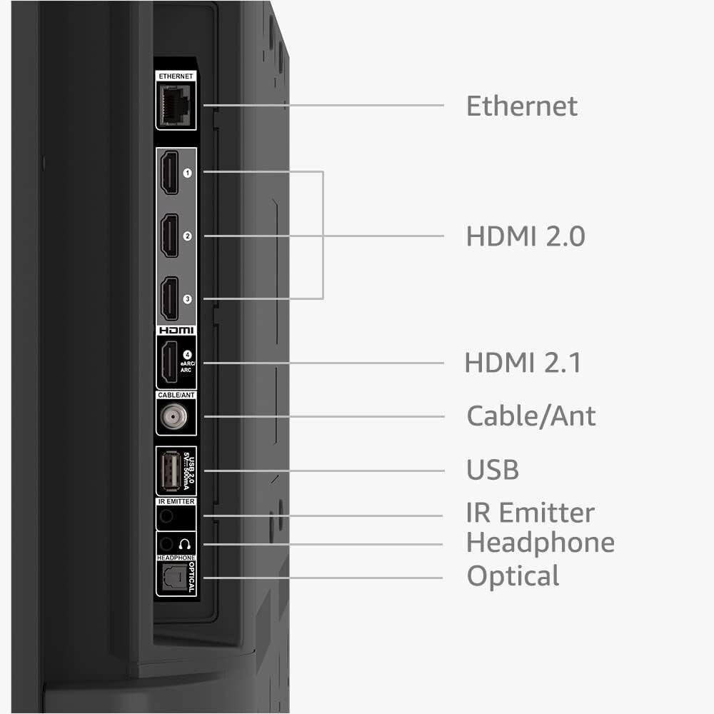 50-Inch Quantum Dot Display Smart TV: 4K UHD, Dolby Vision & Hands-Free Alexa