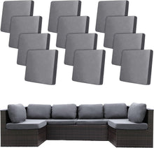 Load image into Gallery viewer, Classic Checkered Patio Cushion Covers (12pcs) - Machine Washable &amp; Reusable