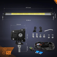 Load image into Gallery viewer, Ultra-Bright 120W LED Light Bar with Anti-Glare Design - 30 Inch Offroad Lamps