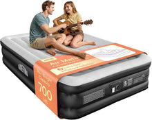 Load image into Gallery viewer, Full Air Mattress with Built-in Pump - 18" Raised &amp; Comfortable Sleeping