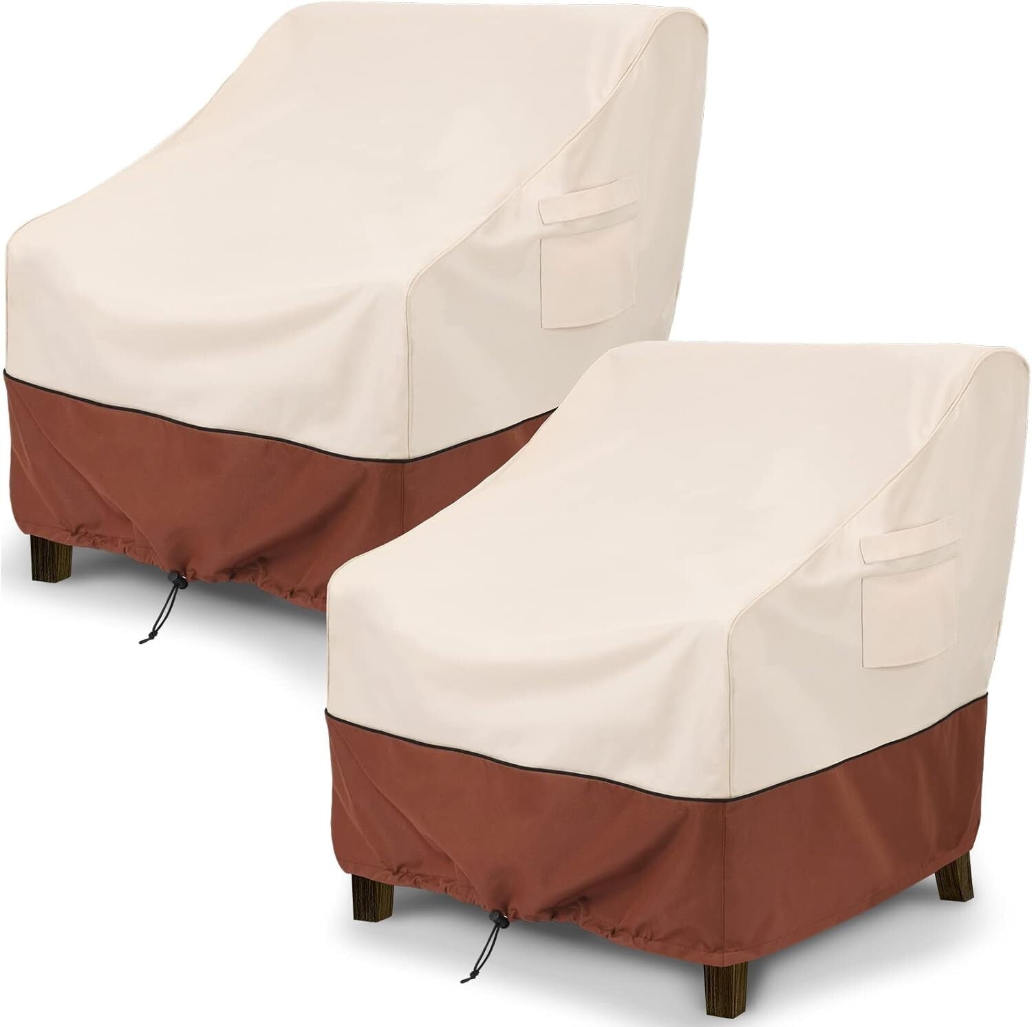 Durable 600D Oxford Chair Covers with UV Protection for Outdoor Furniture