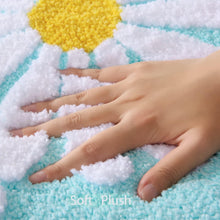 Load image into Gallery viewer, Floral 24x48 Inch Non-Slip Microfiber Bath Rug - Soft, Absorbent &amp; Stylish