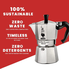Load image into Gallery viewer, Moka Express 6-Cup Espresso Pot - Made in Italy, Perfect for Gas &amp; Electric