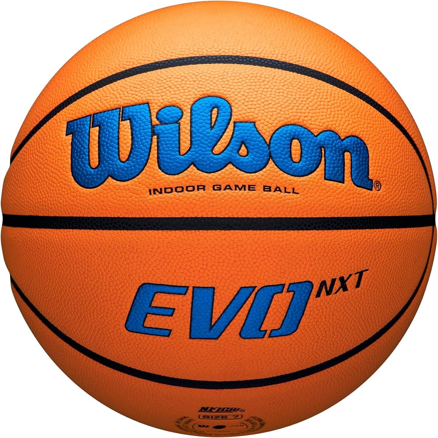 NCAA Official Indoor Basketball - Royal/Orange, Size 7, Unparalleled Performance