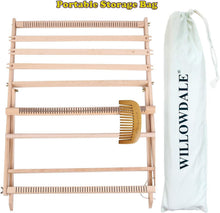 Load image into Gallery viewer, Traditional Weaving Loom with Stand - Extra-Large Frame for Creative Projects
