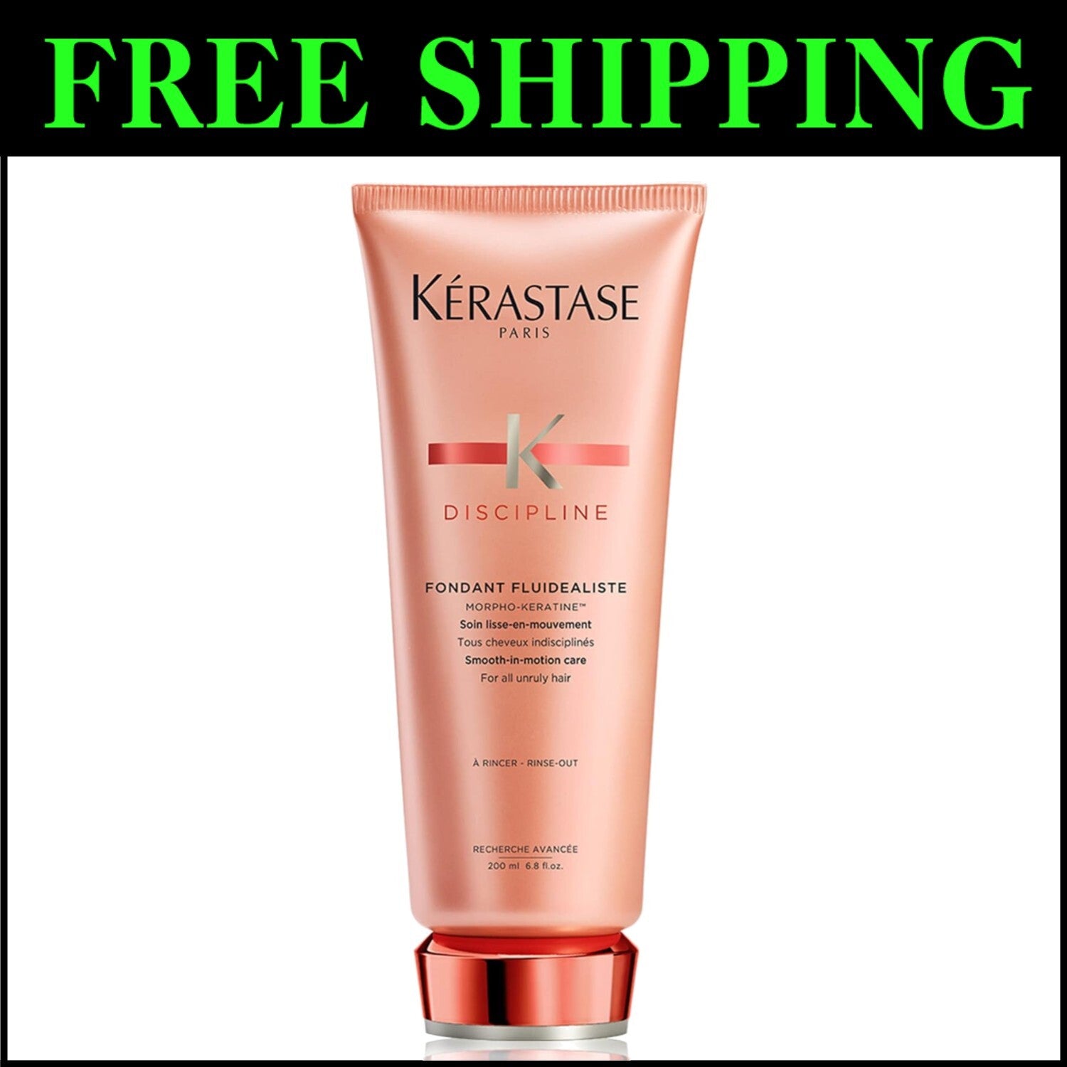 Transform Your Hair with Kérastase Discipline - 200ml Frizz Control Conditioner
