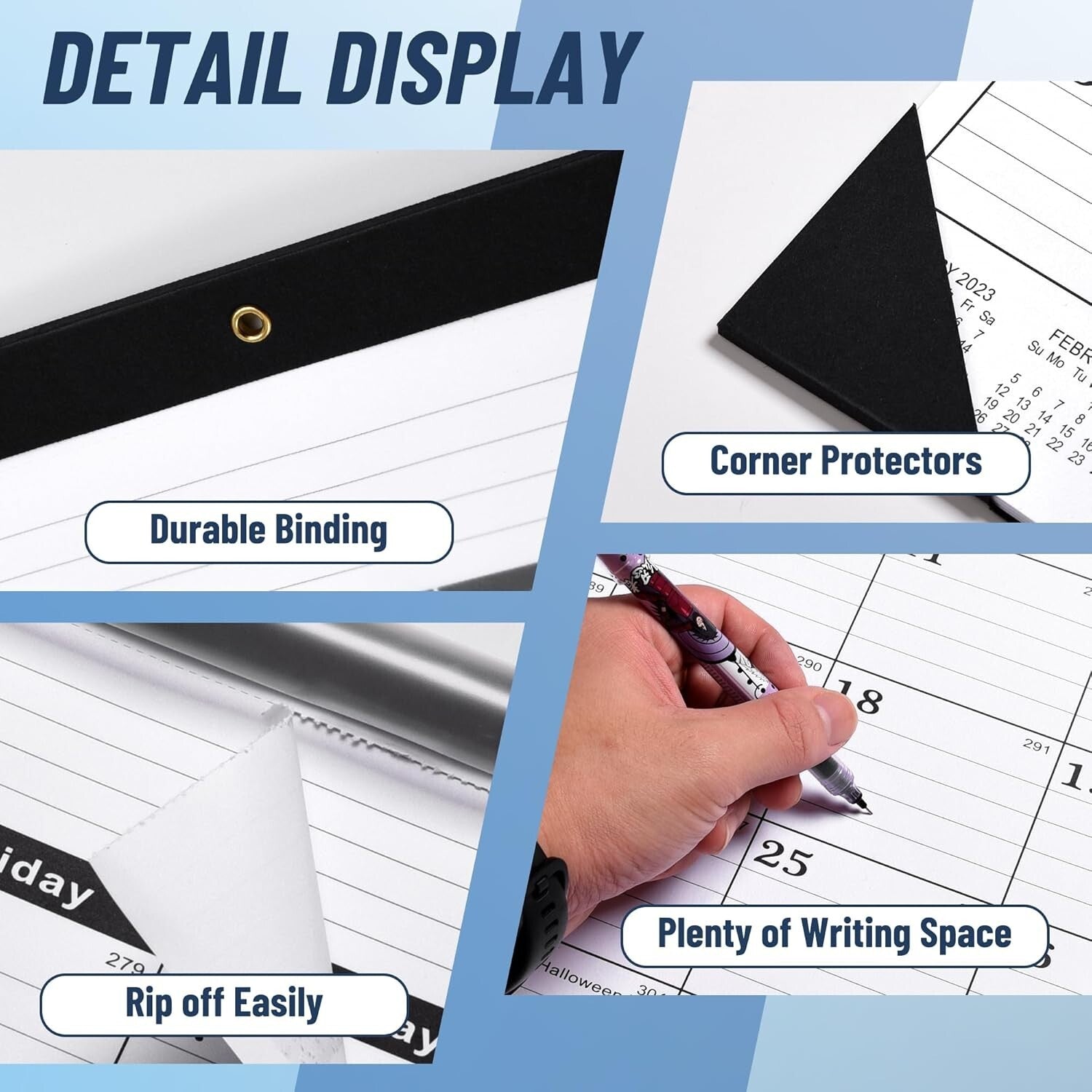 Extra Large 22x7 Classroom & Office Calendar 2025-2026 - Notes and Holidays