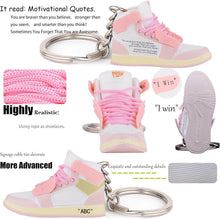 Load image into Gallery viewer, 3D Mini Sneaker Keychain - Realistic Gift for Sneaker Lovers and Trendsetters