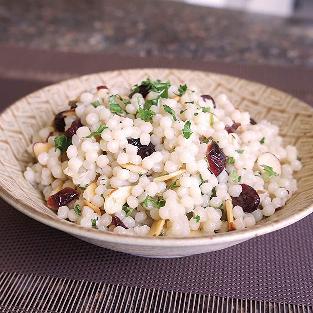 Healthy Organic Pearl Couscous Jars - Non-GMO & High-Protein Kitchen Essential