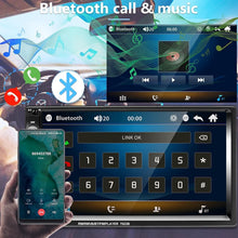 Load image into Gallery viewer, Sleek Double Din 7-Inch Touchscreen Car Radio with Hands-Free &amp; Video Playback