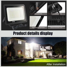 Load image into Gallery viewer, Versatile 4-Pack 250W Outdoor LED Work Lights - Waterproof with Adjustable Mount