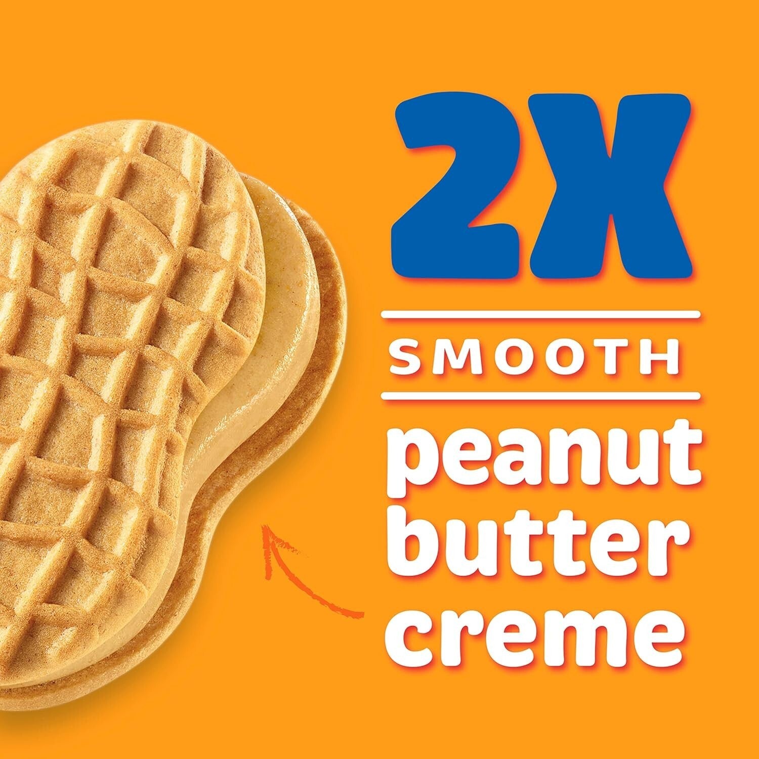 Family Size Double Nutty Peanut Butter Cookies - 12 Packs of Deliciousness