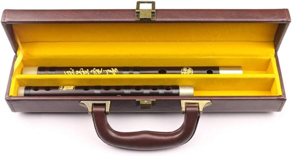 Lightweight Professional Dizi Flute in C Key with Accessory Bundle for Artists