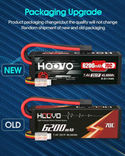 Load image into Gallery viewer, 7.4V 6200mAh 2S Lipo Battery with Tracxas Plug - Perfect for RC Cars &amp; Drones