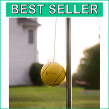 Load image into Gallery viewer, Regulation Tetherball Set with Heavy Duty Pole &amp; Easy Setup for Backyard