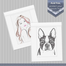 Load image into Gallery viewer, Protective Crystal Clear 16x20 Photo Sleeves with Adhesive Closure - 100 Count