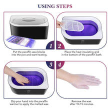 Load image into Gallery viewer, Compact Paraffin Wax Warmer for Moisturizing Hands, Feet &amp; Elbows - Quick Melt