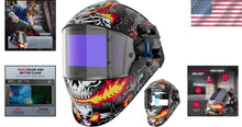 Load image into Gallery viewer, Skeleton Knight Auto Darkening Welding Hood, True Color Technology &amp; Comfort Fit