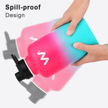 Load image into Gallery viewer, 24 oz Insulated Water Bottle with Handles &amp; Dual Lids for Adults - P-cool Summer