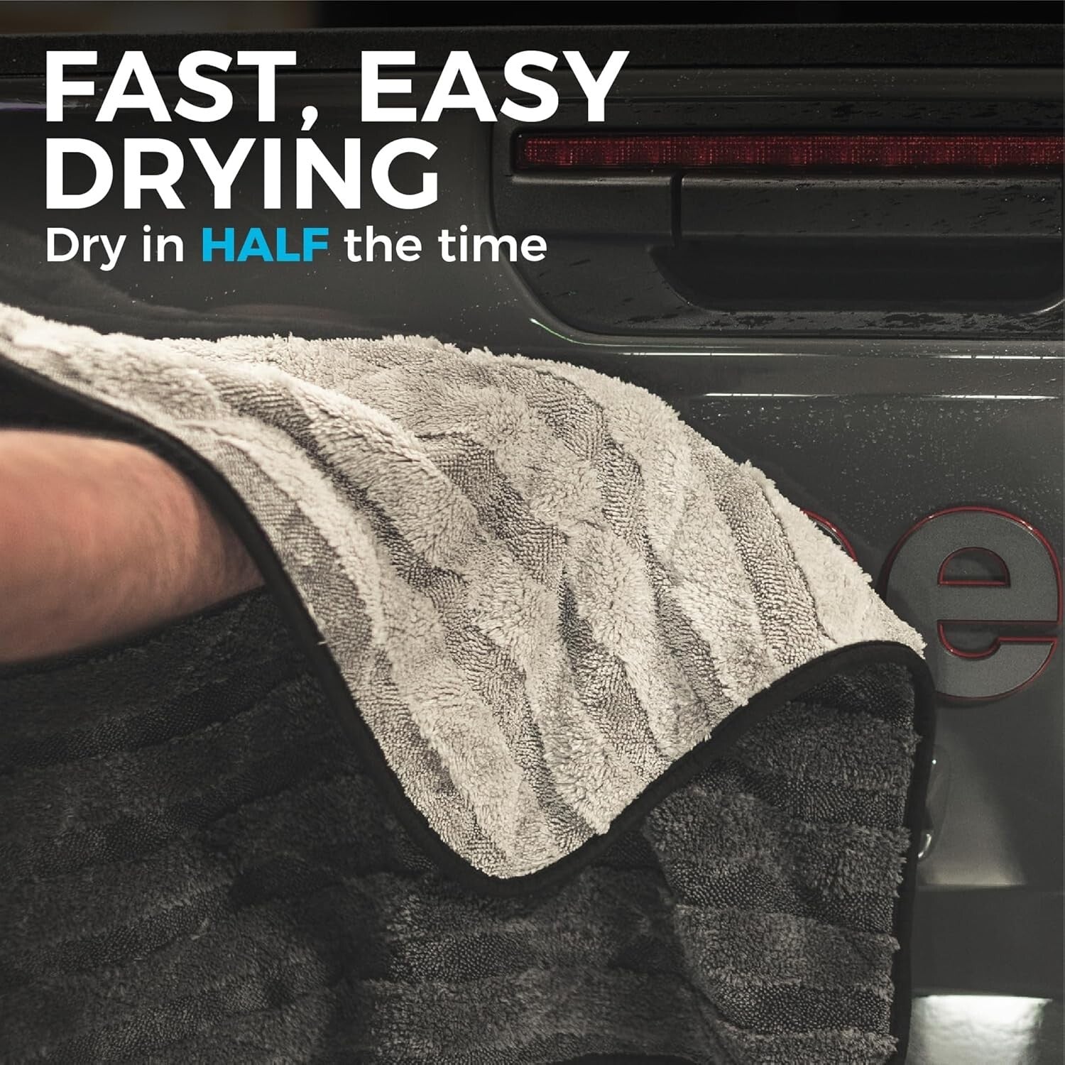 High-Quality Microfiber Car Drying Towel, 900gsm, 30x36, Safe for All Surfaces