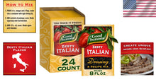 Load image into Gallery viewer, 24 Pack Zesty Italian Recipe &amp; Salad Dressing Mix - Easy &amp; Flavorful Solution