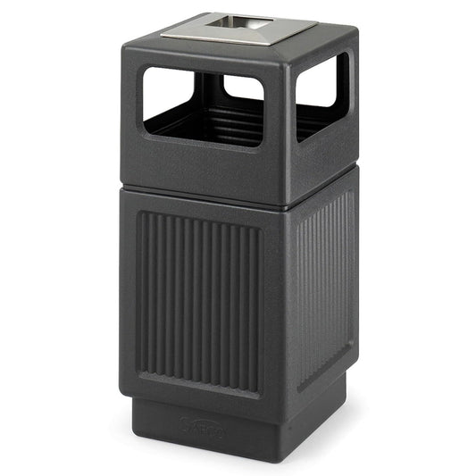 38 Gallon Heavy Duty Trash Can - Hands-Free Disposal for Indoor & Outdoor Use