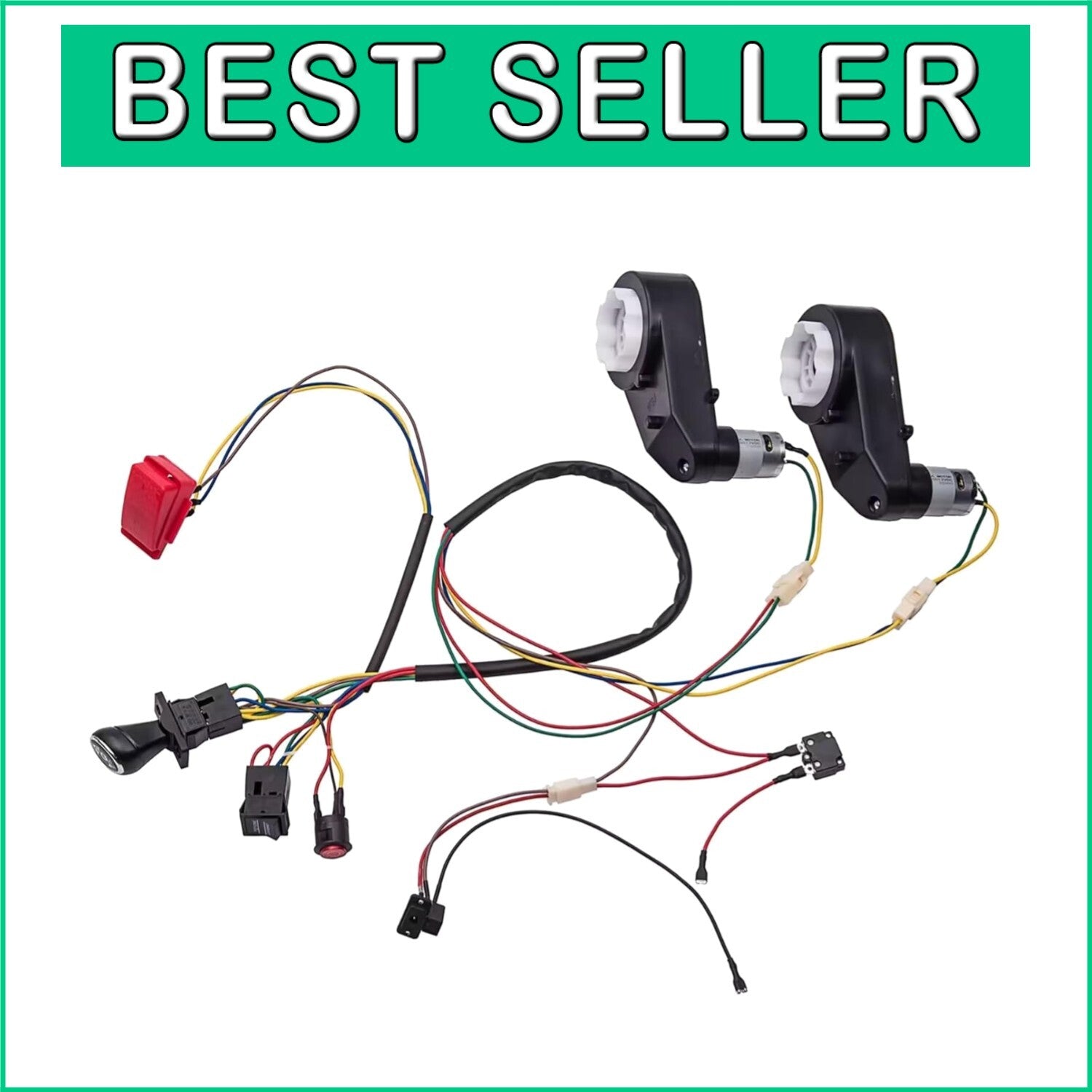 Children's DIY Electric Car Gearbox and Wiring Kit - Fun Modification Parts