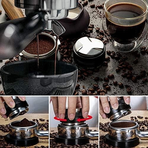58mm Dual-Head Espresso Tamper & Distributor for Perfect Coffee Preparation