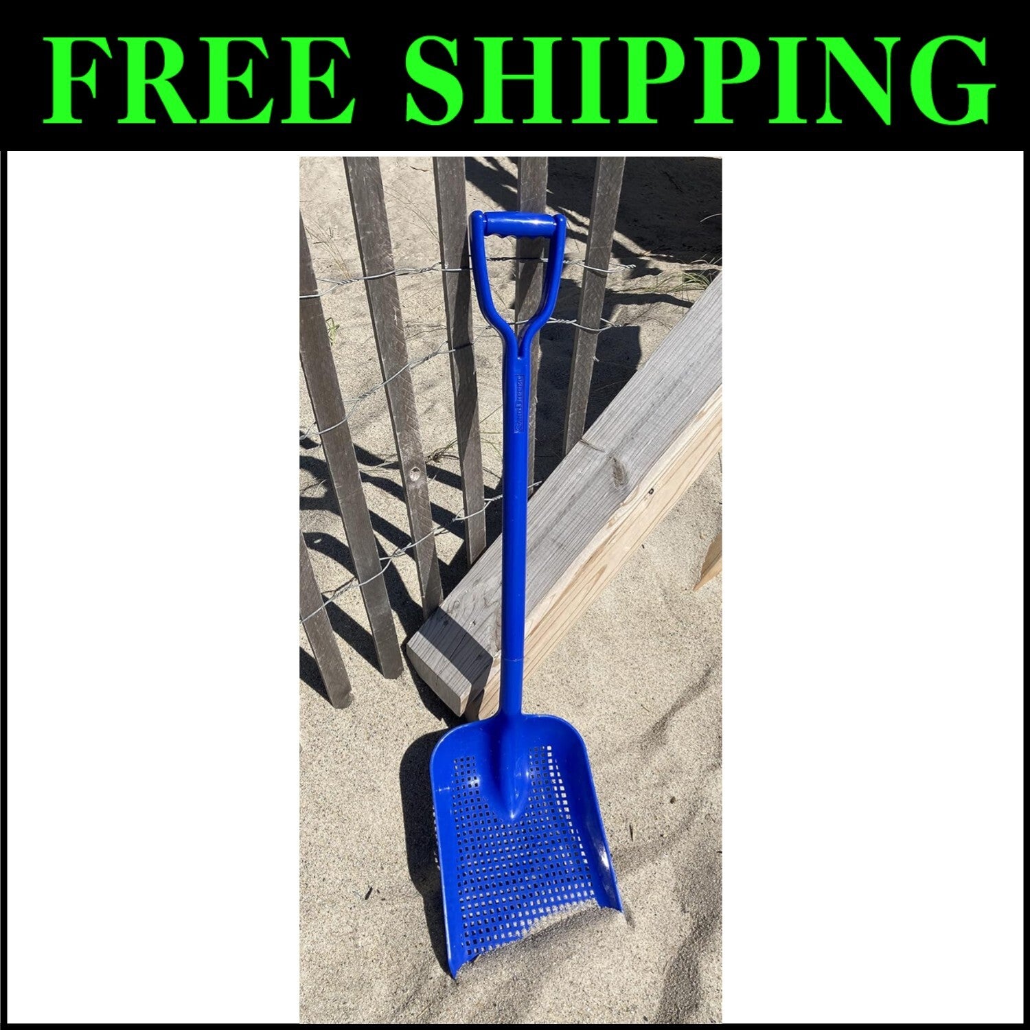 Lightweight Beach Sifter & Shovel – Ideal for Treasure Hunting & Easy Cleanup
