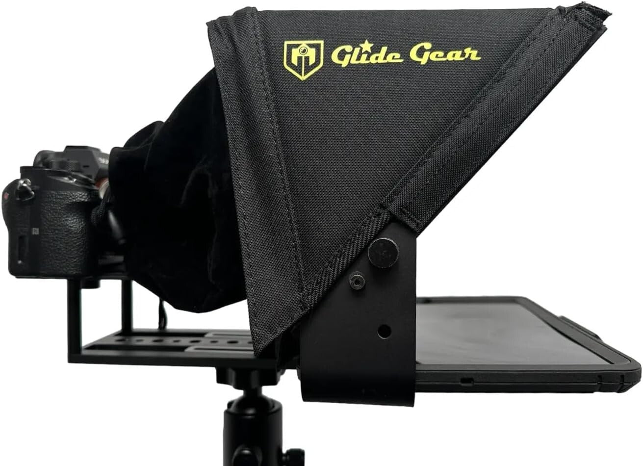 Adjustable iPad/Tablet Teleprompter with 70/30 Glass & Carry Case - No Assembly