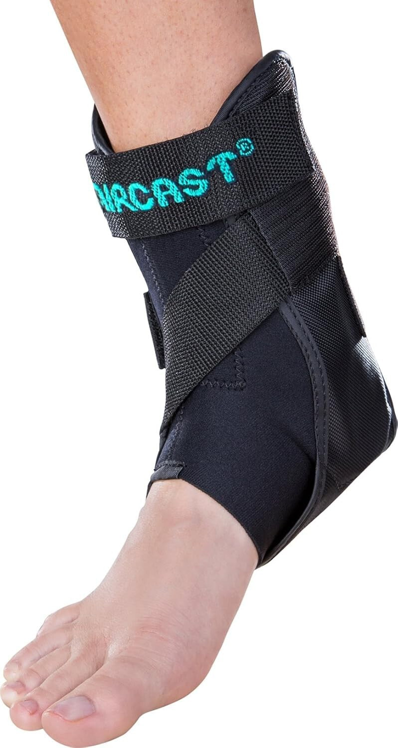 Durable AirSport Ankle Brace for Adults - Large, Right Foot with Easy Fit Design