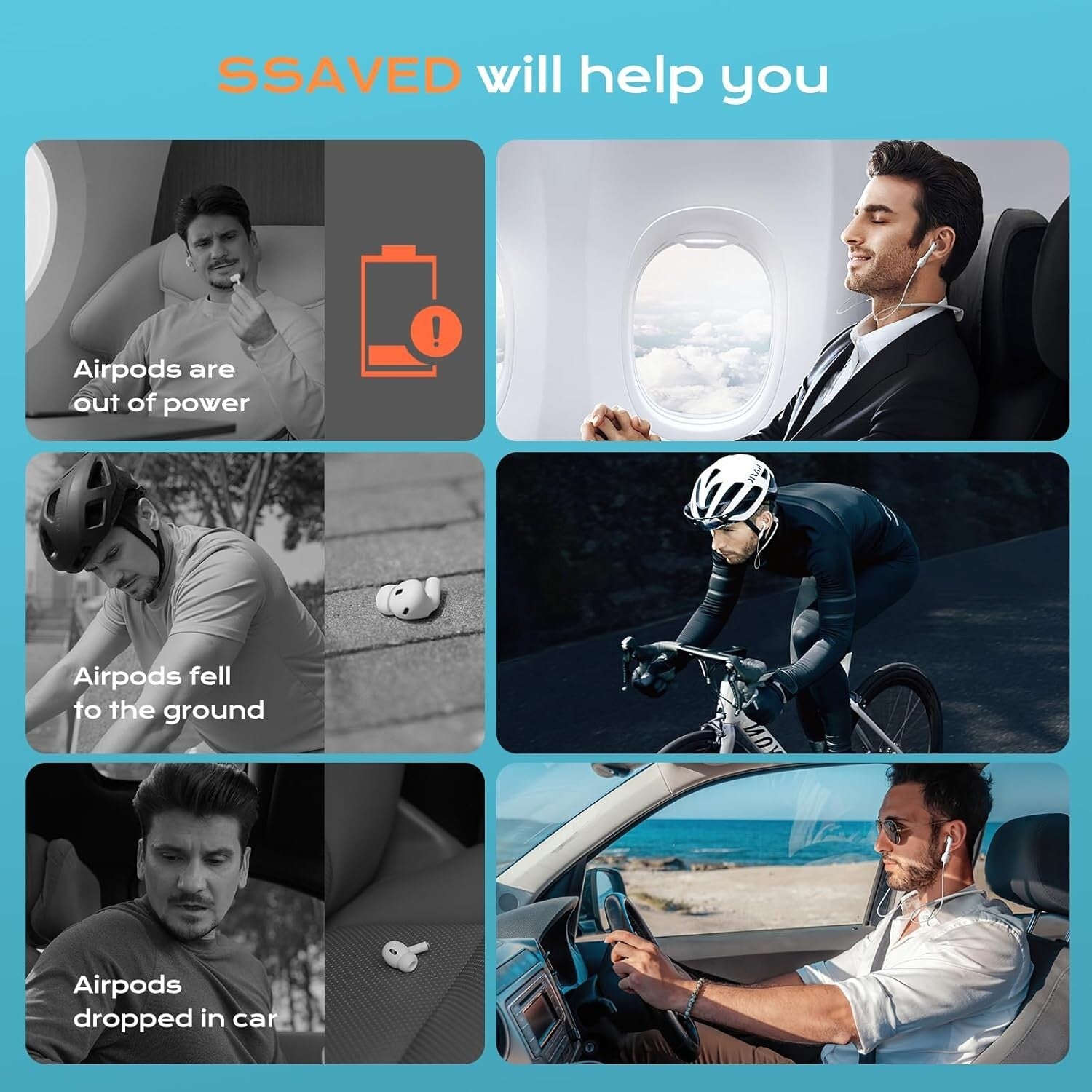 Effortless Charging & Anti-Lost Solution for AirPods Pro - Sport-Friendly Design