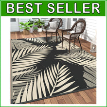 Load image into Gallery viewer, Stain Resistant 8' x 10' Outdoor Rug – Lightweight &amp; Portable for RV Adventures