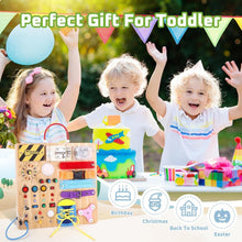 Load image into Gallery viewer, All-in-One Montessori Busy Board for Kids 1-3 - Fun Educational Learning Tool