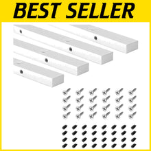 Load image into Gallery viewer, Aluminum 24" Miter Bar with Countersunk Holes - Versatile 4PK for Woodworking