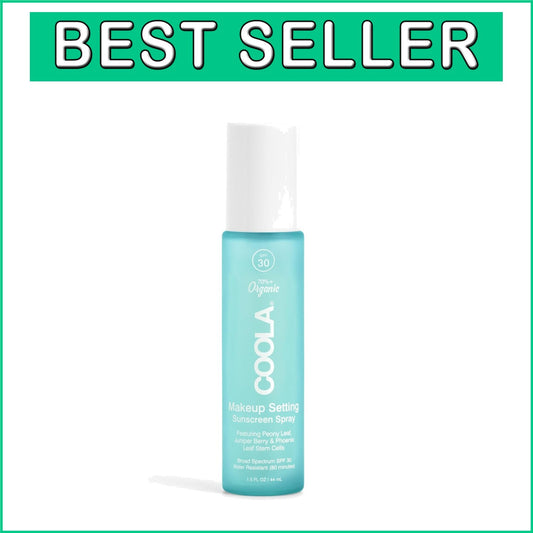 Dermatologist Tested Organic Makeup Spray with SPF 30 & Refreshing Green Tea