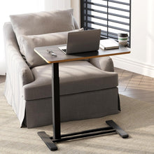 Load image into Gallery viewer, Versatile Height-Adjustable Bedside Table with Hidden Casters for Easy Mobility
