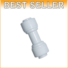 Load image into Gallery viewer, Leak-Tight 1/4" OD Push-Fit Straight Connectors for RO/DI Systems - 100 Pack