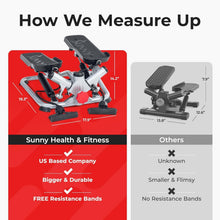 Load image into Gallery viewer, Portable Twist Stepper with Resistance Bands - Quiet Fitness Equipment for All