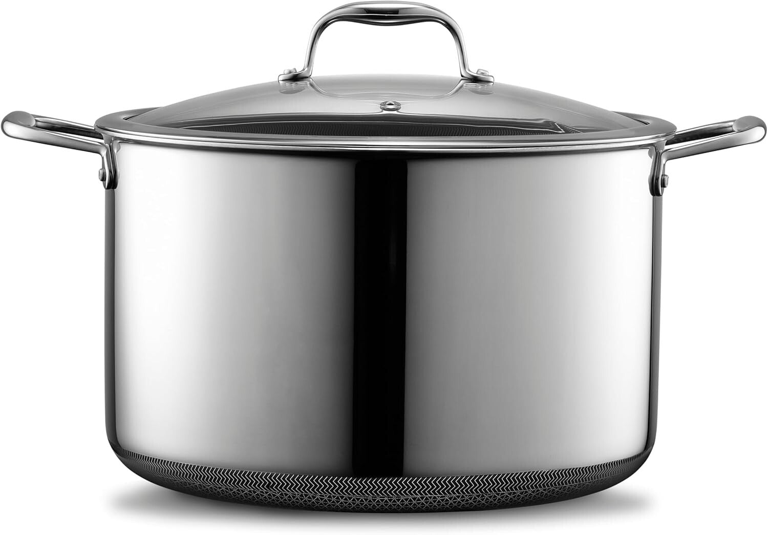 Versatile 12-Quart Nonstick Stockpot for All Cooktops - Oven Safe Up to 900°F