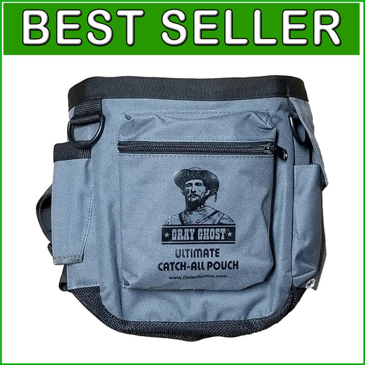 Gray Ghost Ultimate Catch-All Pouch for Metal Detecting - 5 Pockets & Waterproof