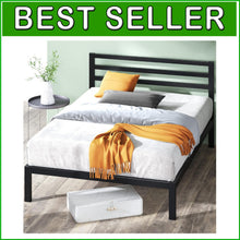 Load image into Gallery viewer, Modern King Bed Frame with Headboard - Sturdy Metal Design for Effortless Sleep