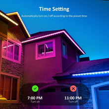 Load image into Gallery viewer, Smart WiFi RGB LED Strip Lights - 105FT Multicolor for Cheerful Outdoor Spaces