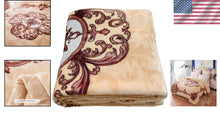 Load image into Gallery viewer, Plush Korean Mink Blanket 55"x75" - Abstract Design for Home &amp; Travel Comfort
