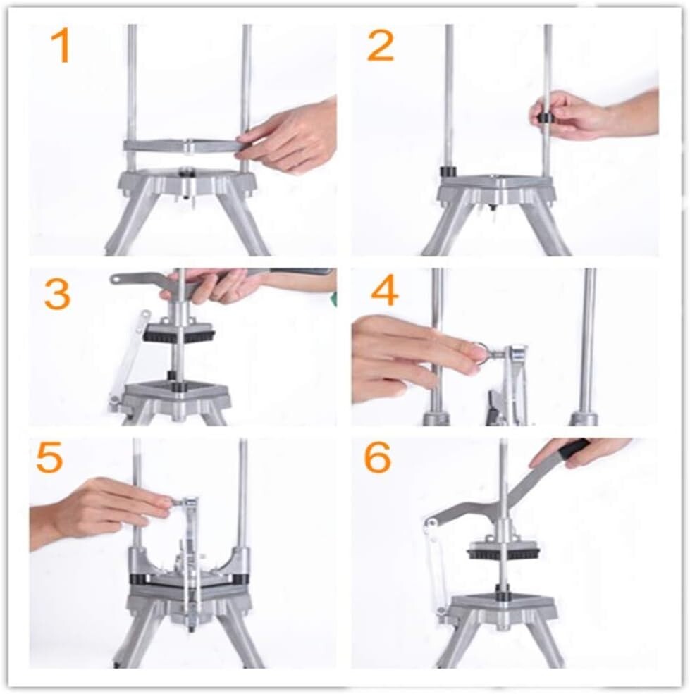 Professional-Grade Vegetable French Fry Cutter with Sharp Stainless Steel Blades