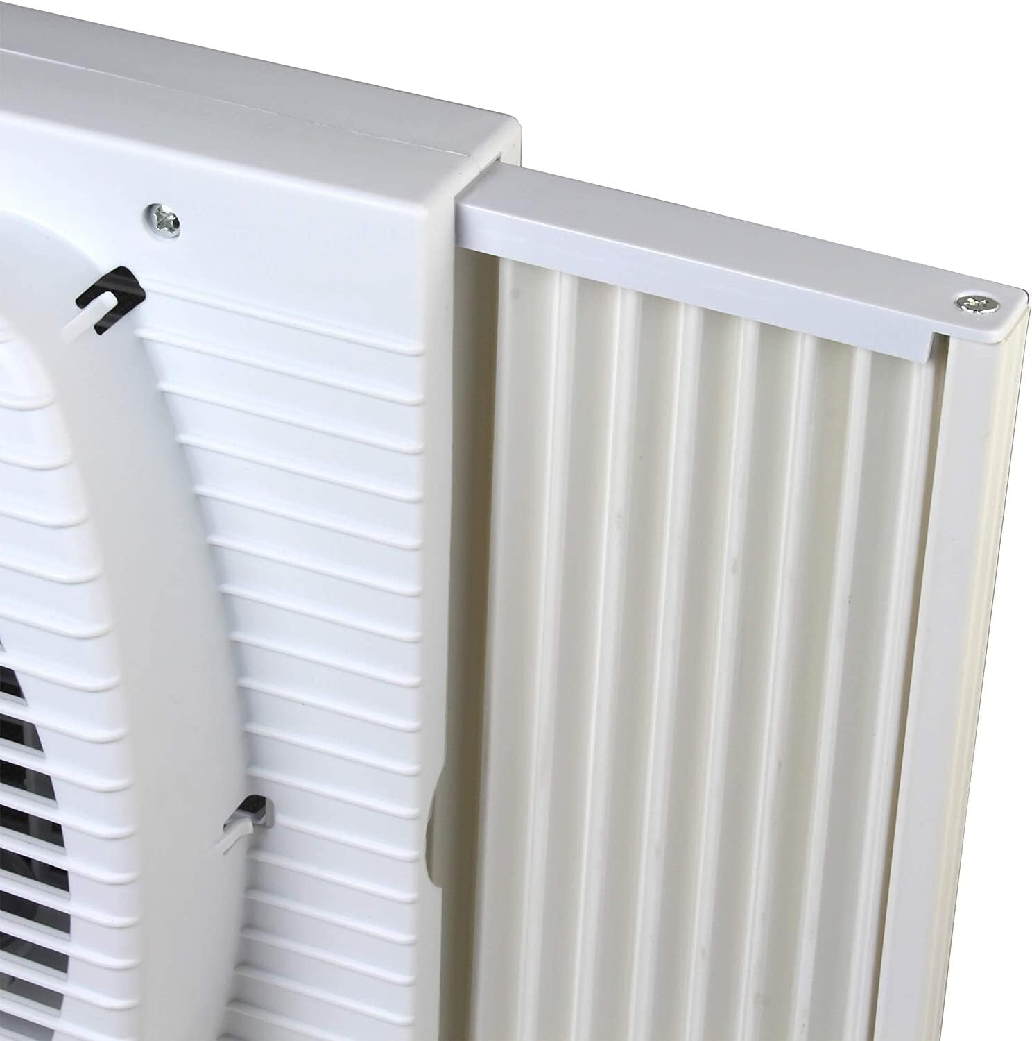 Energy-Efficient 9” Window Exhaust Fan with Removable Bug Screen & Quiet Speed